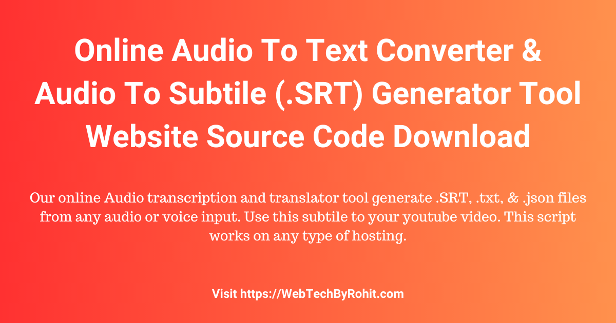 Speech to text an ai audio transcription translation tool